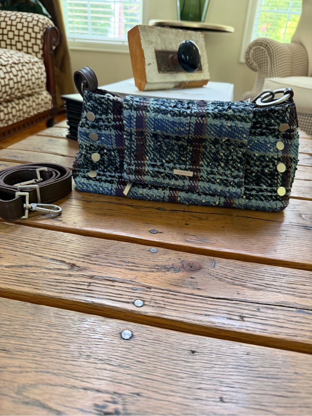 Hammitt VIP Satchel in Woven Waltz- Like New!